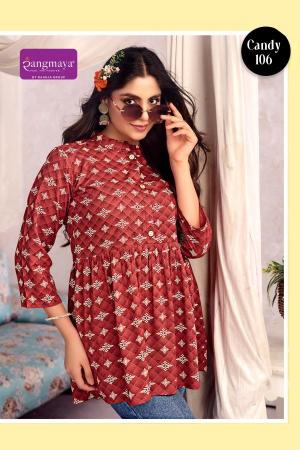 Rangmaya candy vol-14 short top kurti set wholesale